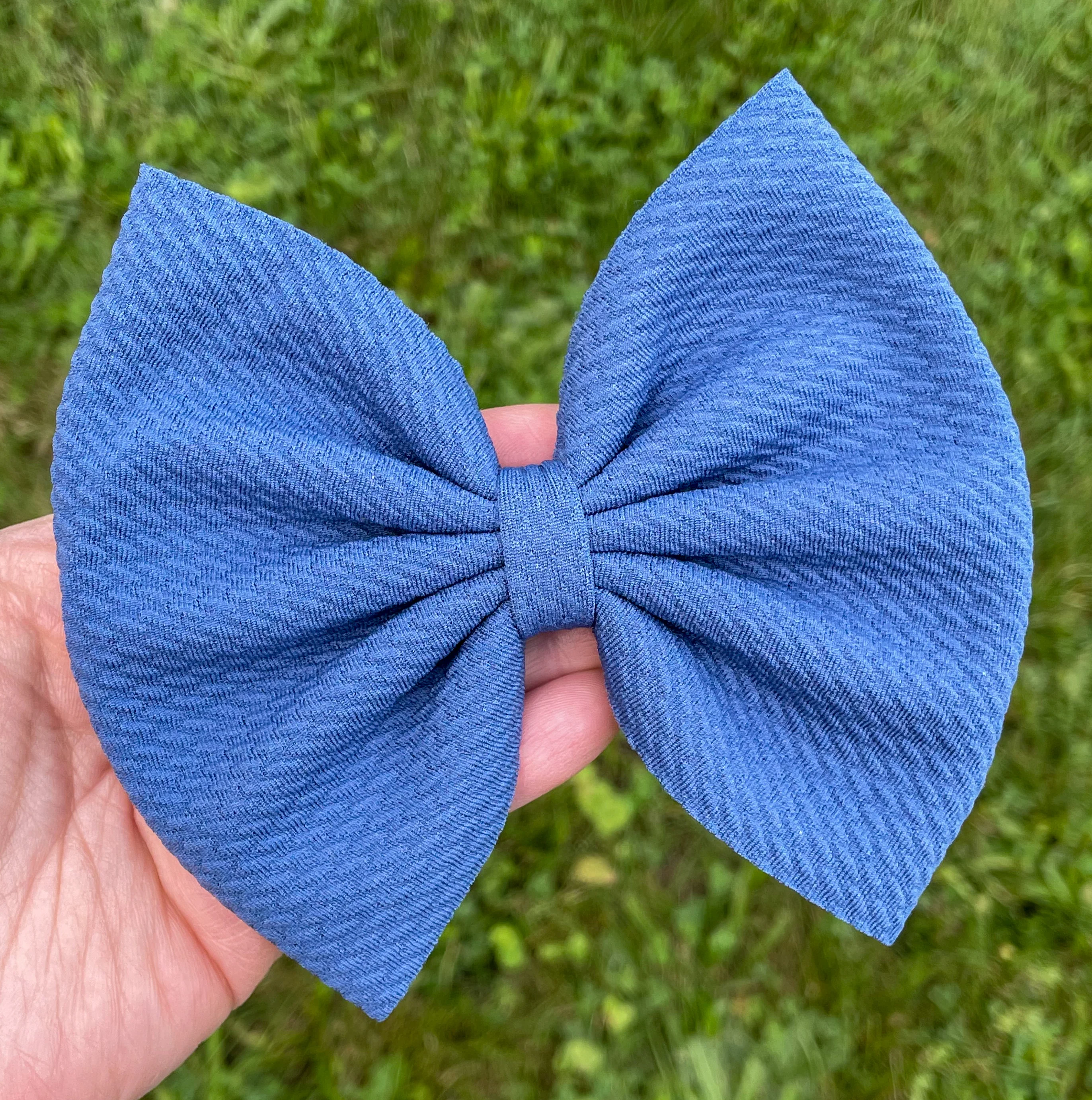 Fall Solid Fabric Bows
