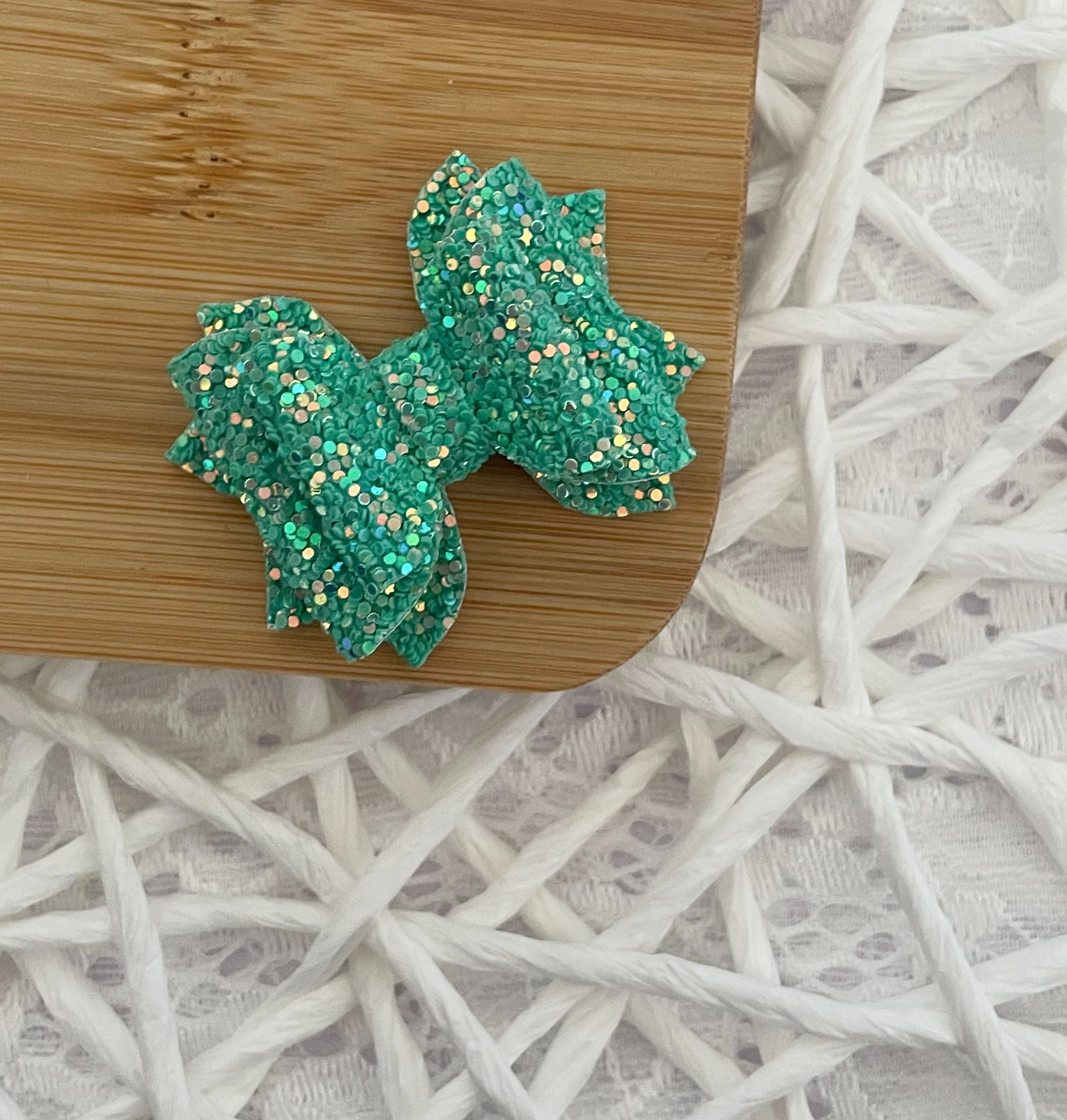 Seafoam Luxe Glitter 2in Jasmine