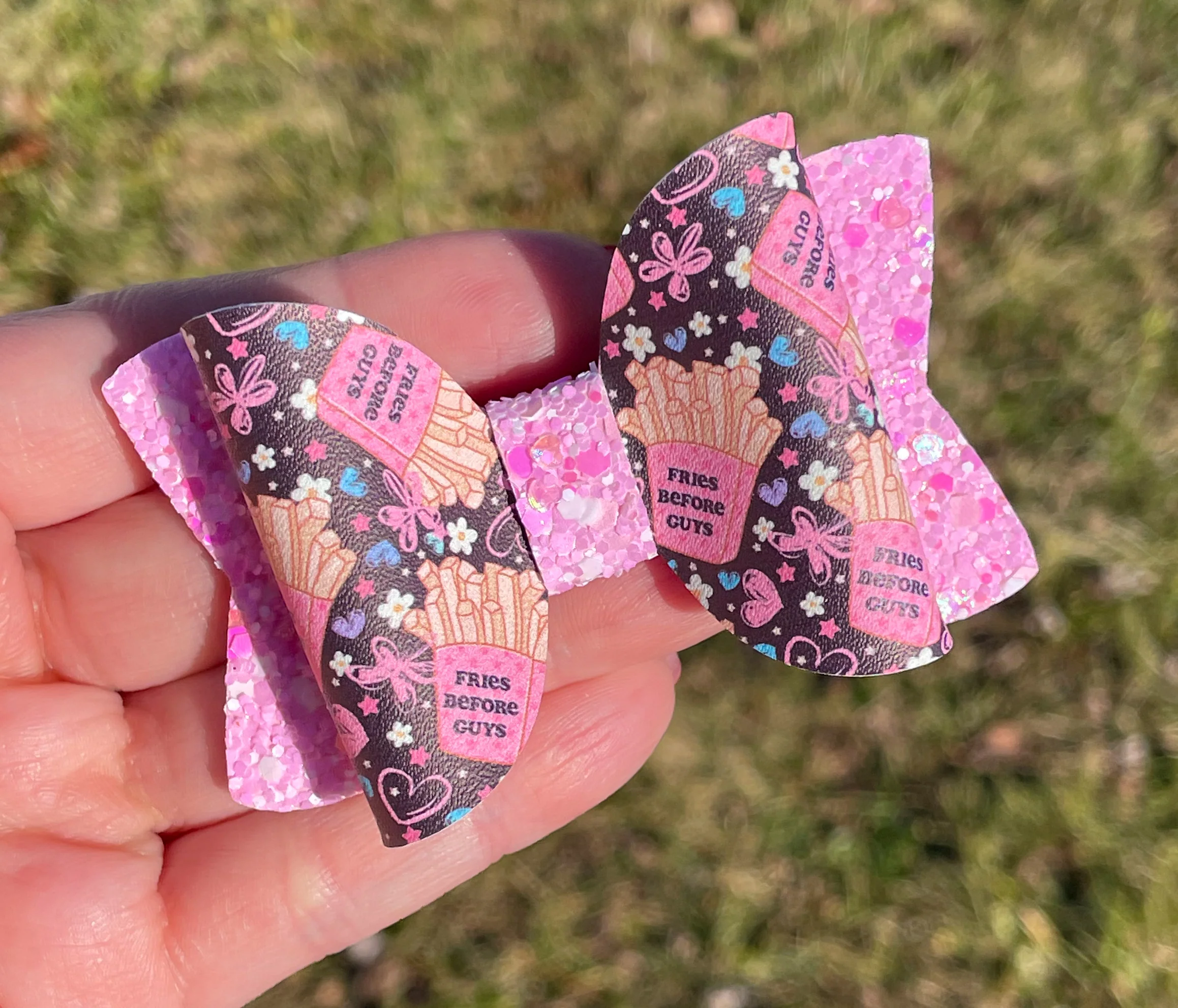 Fries Before Guys Floral 3in Original