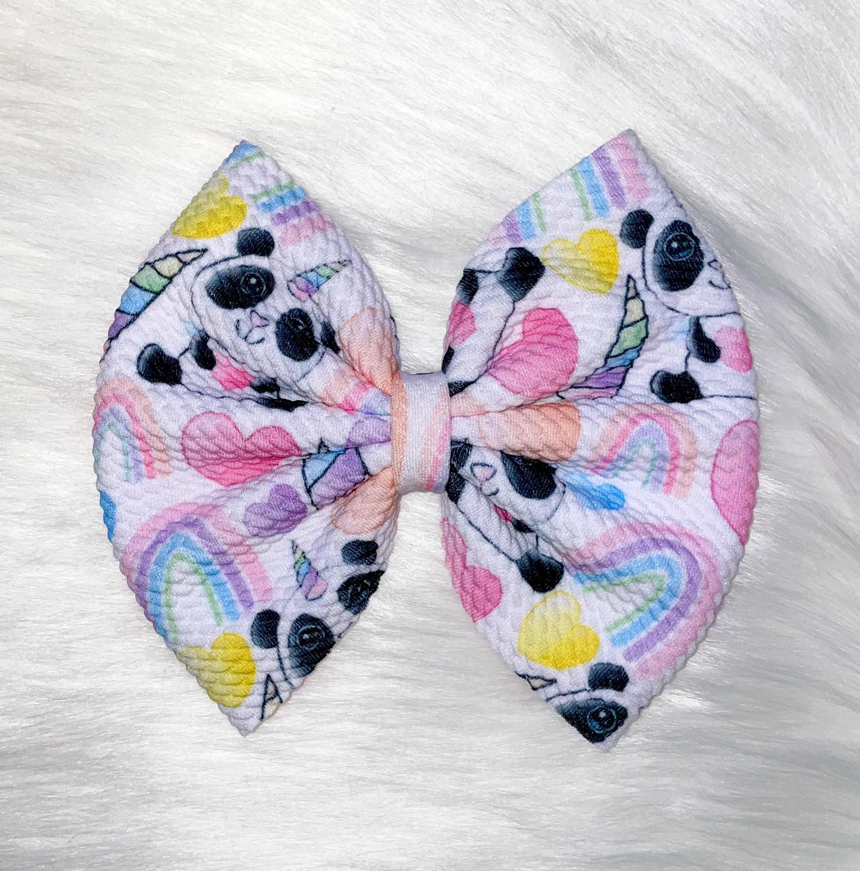 Pandacorn Fabric Bow