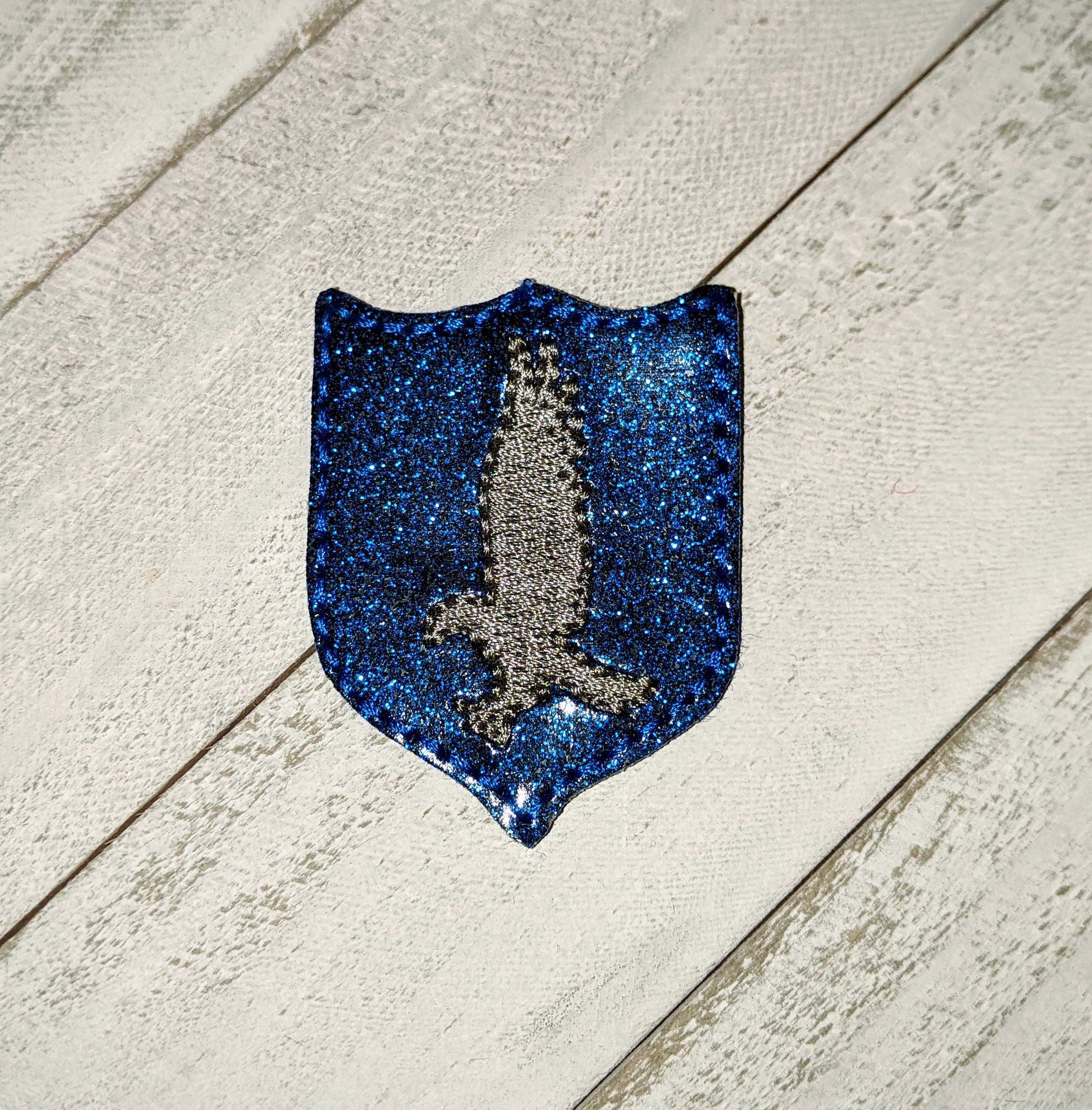 Blue/Grey House Feltie