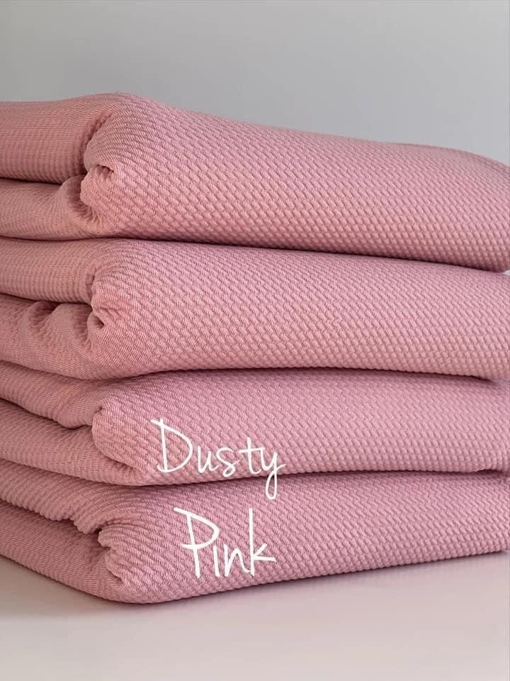 Dusty Pink Fabric Bow