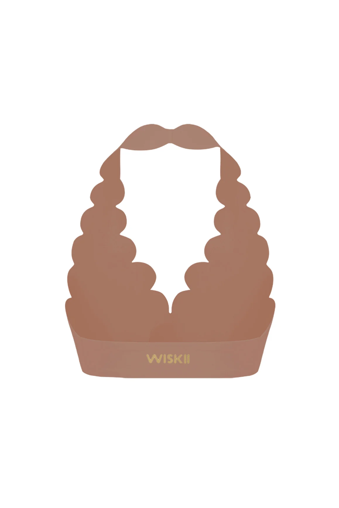 V-Cut Scallop Halter Bra