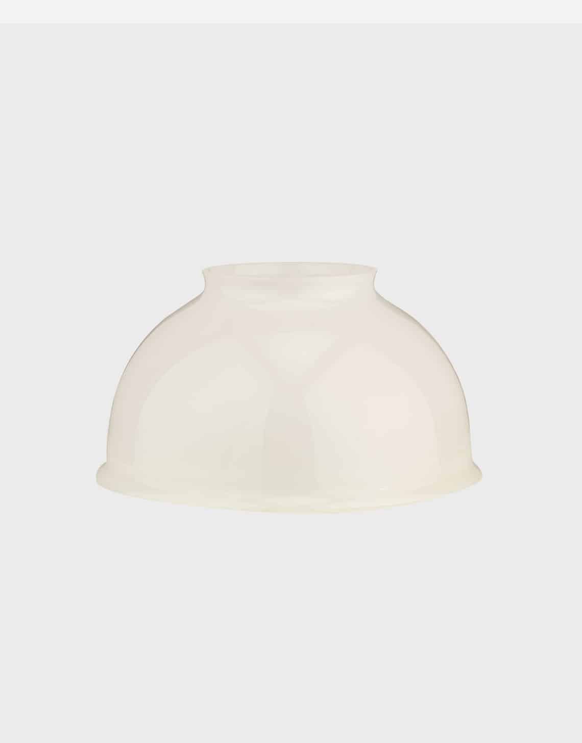 Milk Glass Dome for Victorian Lights - D9M