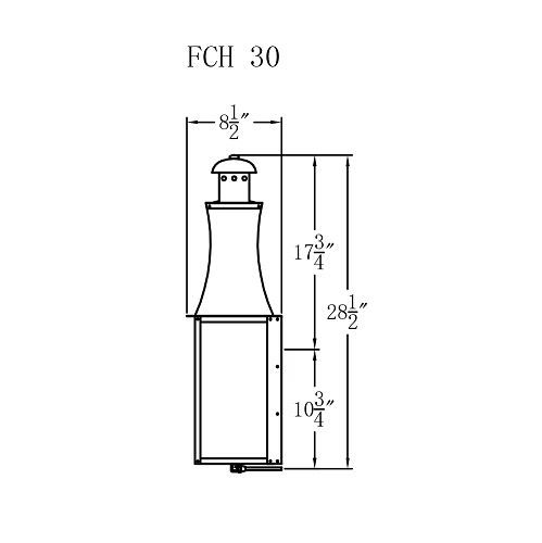 Churchill Flush Mount 30 - FCH30
