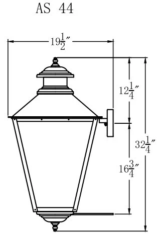 Adams Street with Standard Wall Mount
