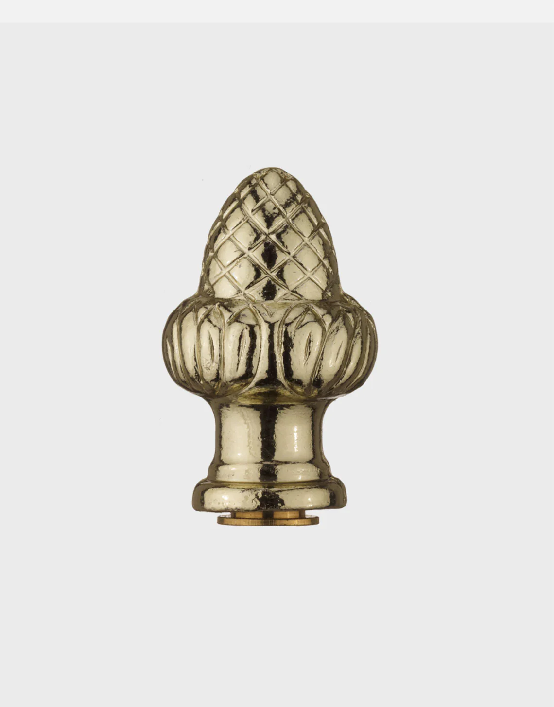 Brass Plated Acorn Finial - F08