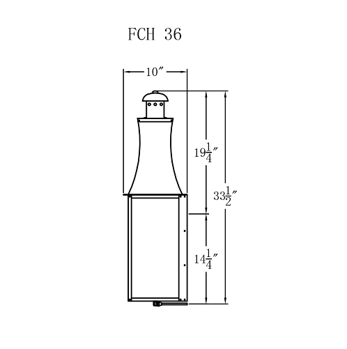 Churchill Flush Mount 36 - FCH36