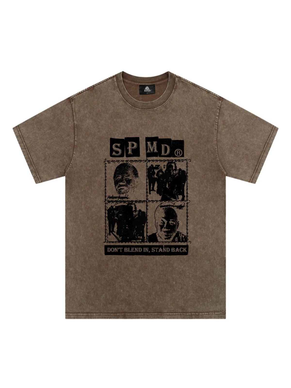 Original Street Protrait Graphic Print T-Shirt