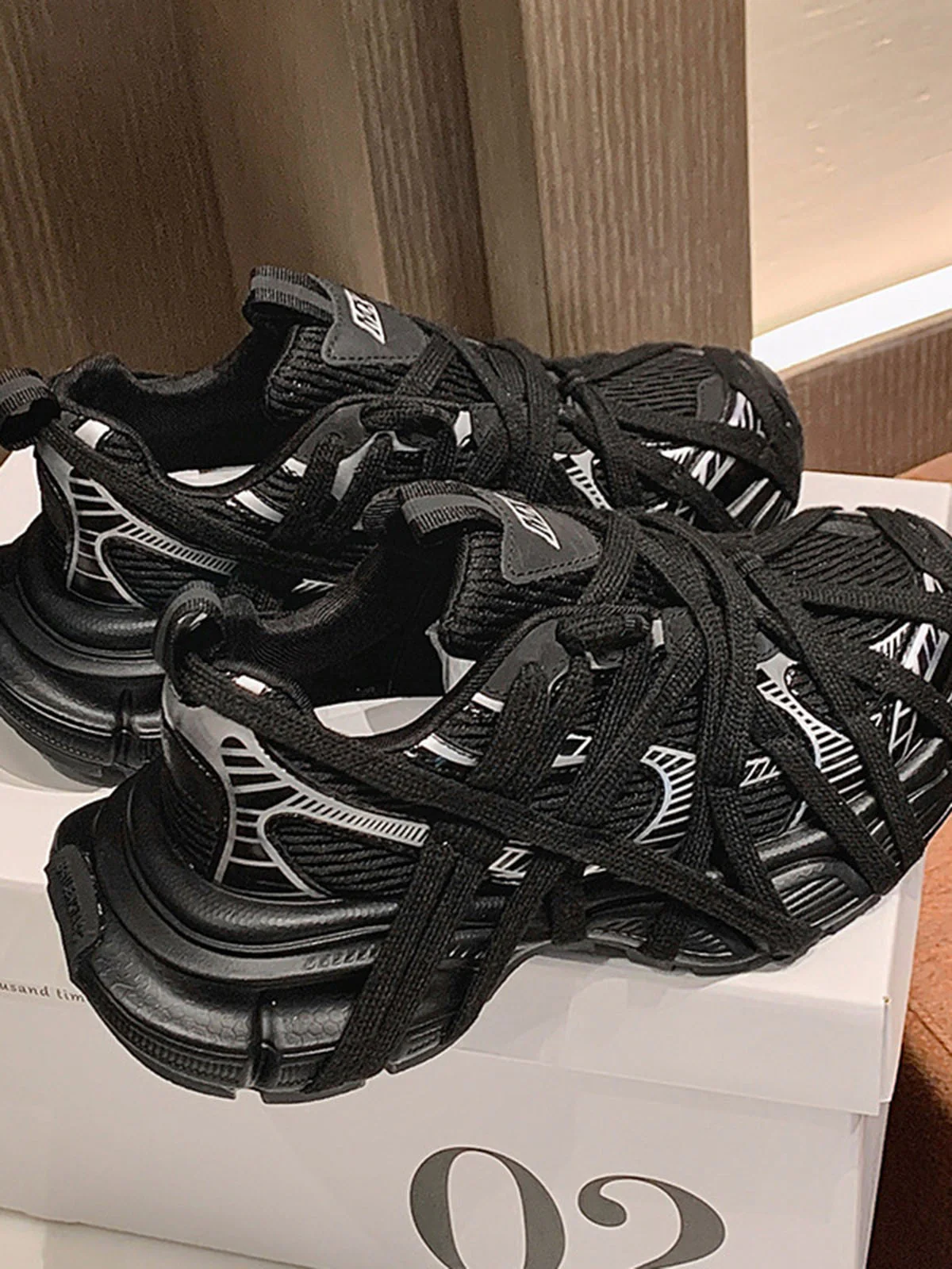 Thesupermade High Street Lace-up Casual Sneakers - 2342