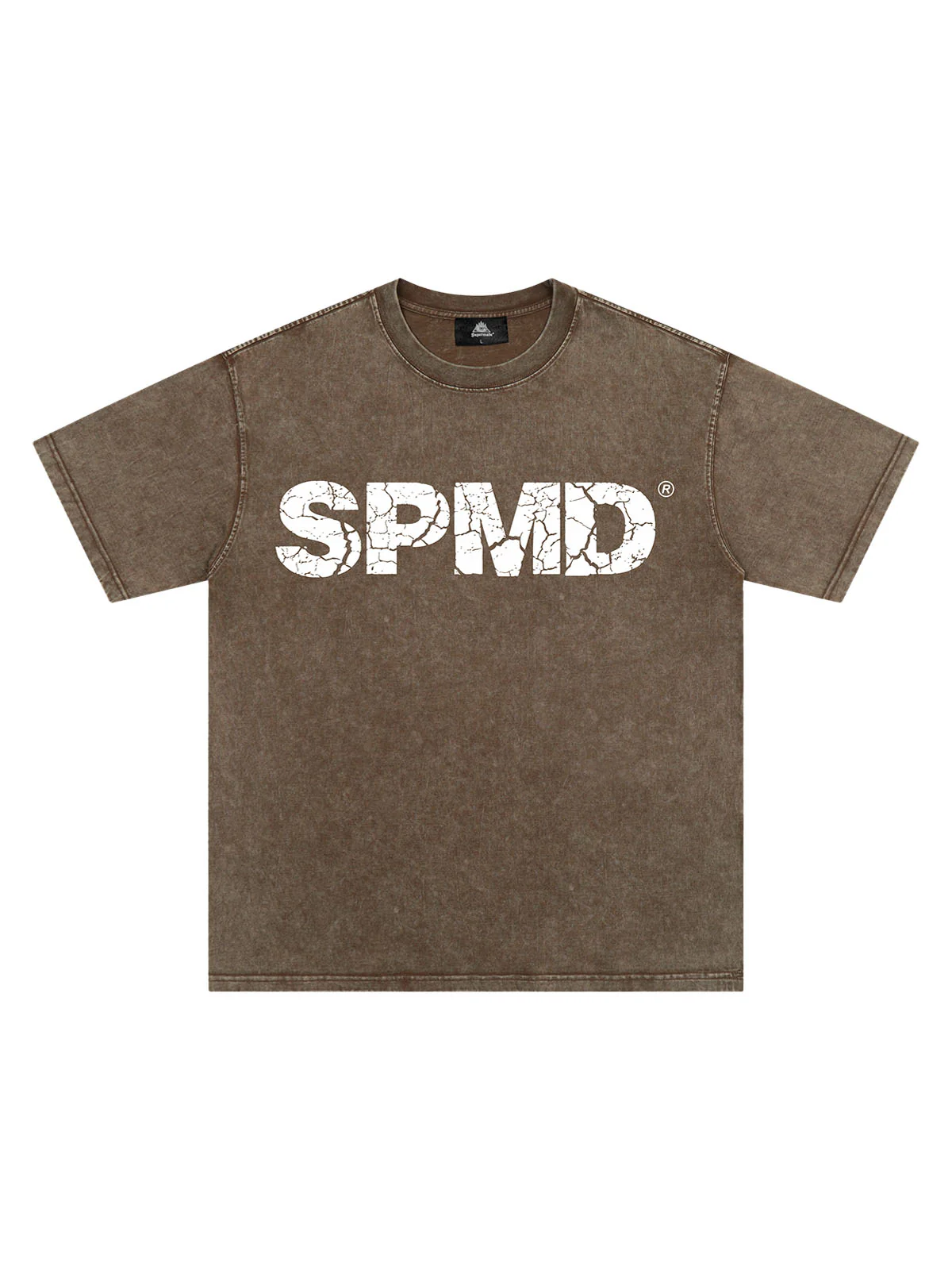 Original Vintage Cracked Letter Graphic T-Shirt