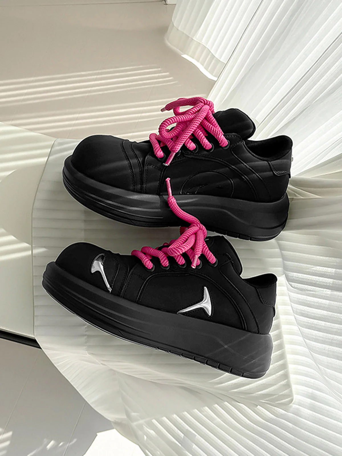 Street Deconstructed Split Whisker Sneakers