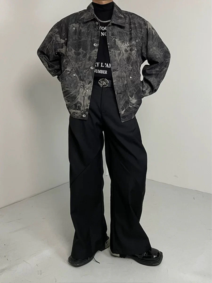 ThesupermadeVintage Letter Embroidered Denim Jacket