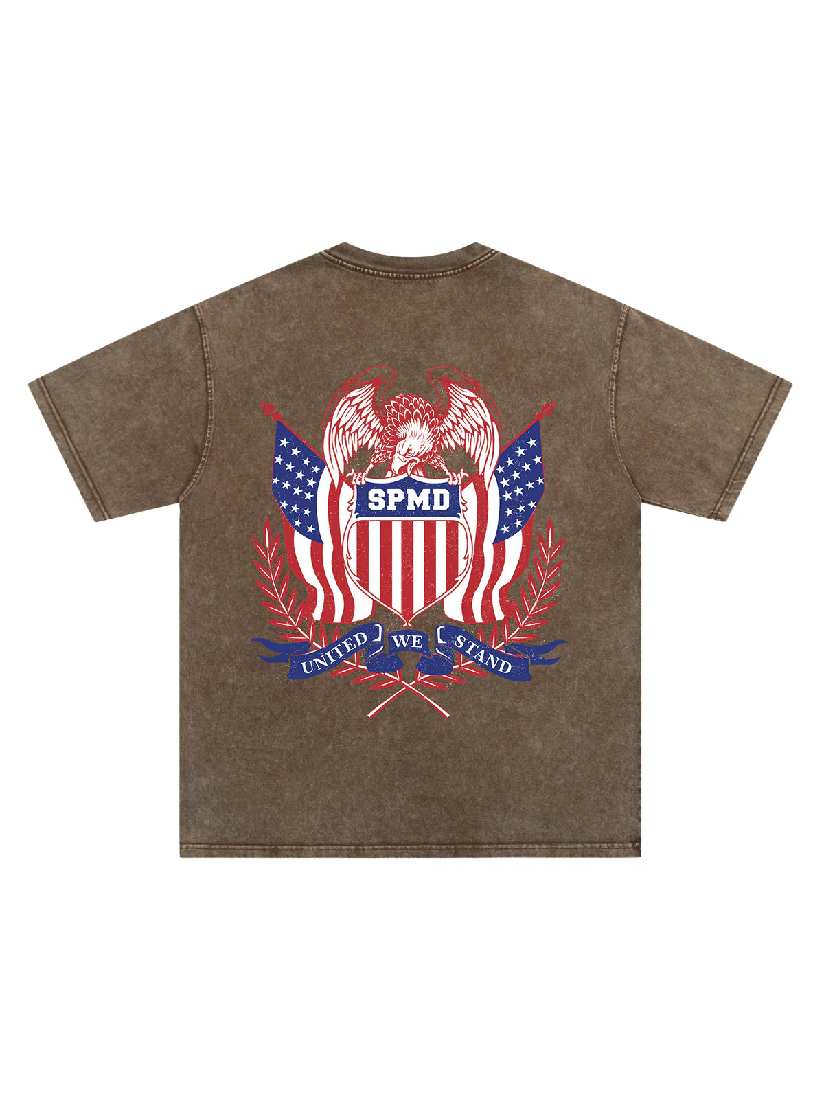 Original Street Eagle Flag Badge Independence Day T-shirt