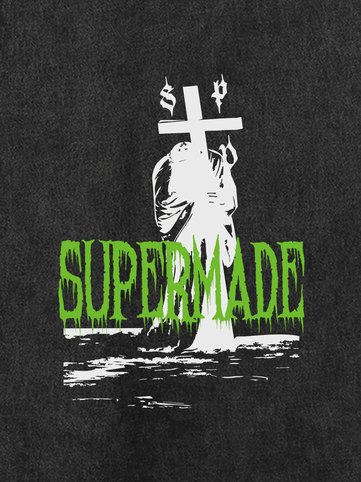 Original Edgy Cross Graphic Vest