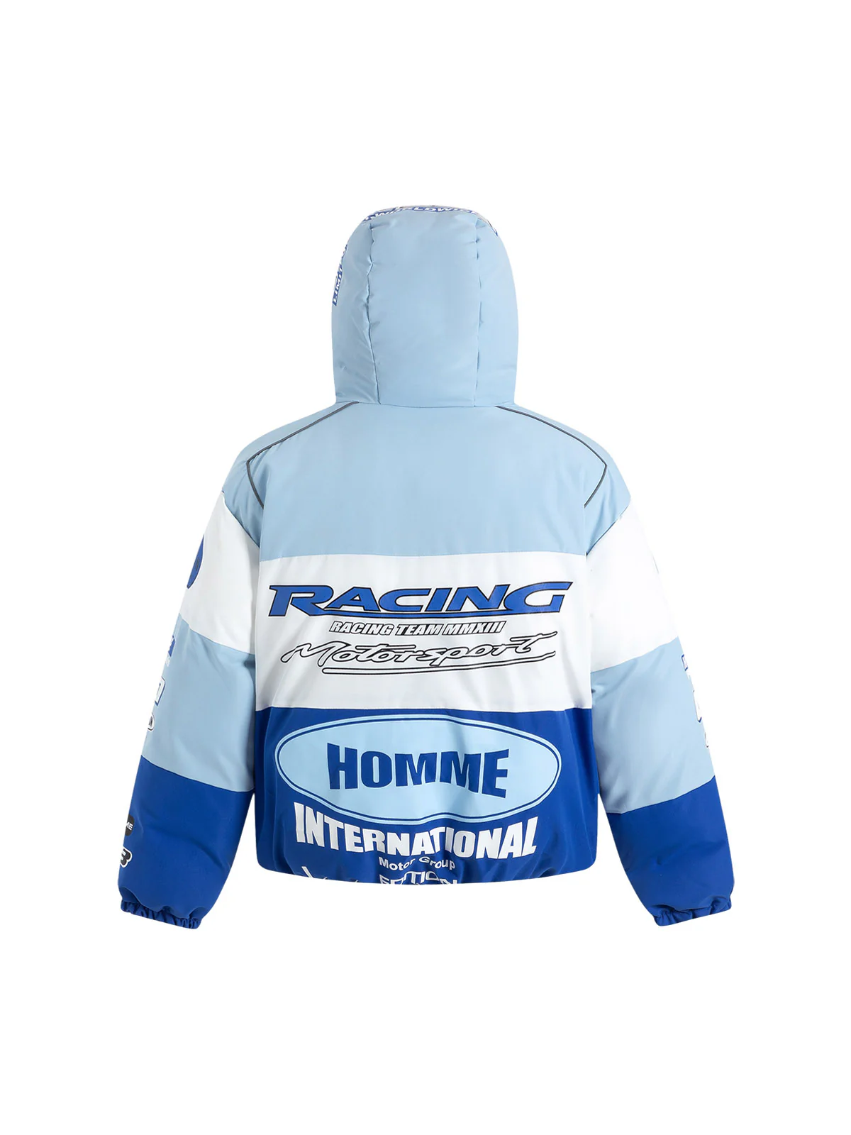 Thesupermade Motorcycle Racing Puffer Jacket