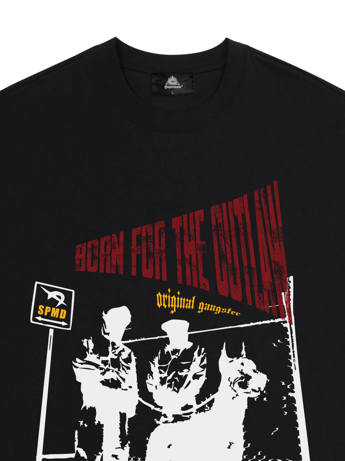 Original “Born for the Outlaw” Graphic Print T-Shirt
