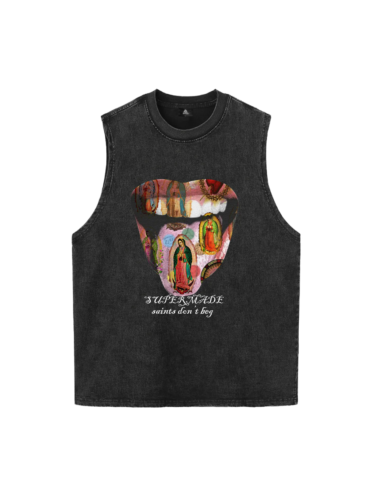 Original Saints Don' t Beg Graphic Vest