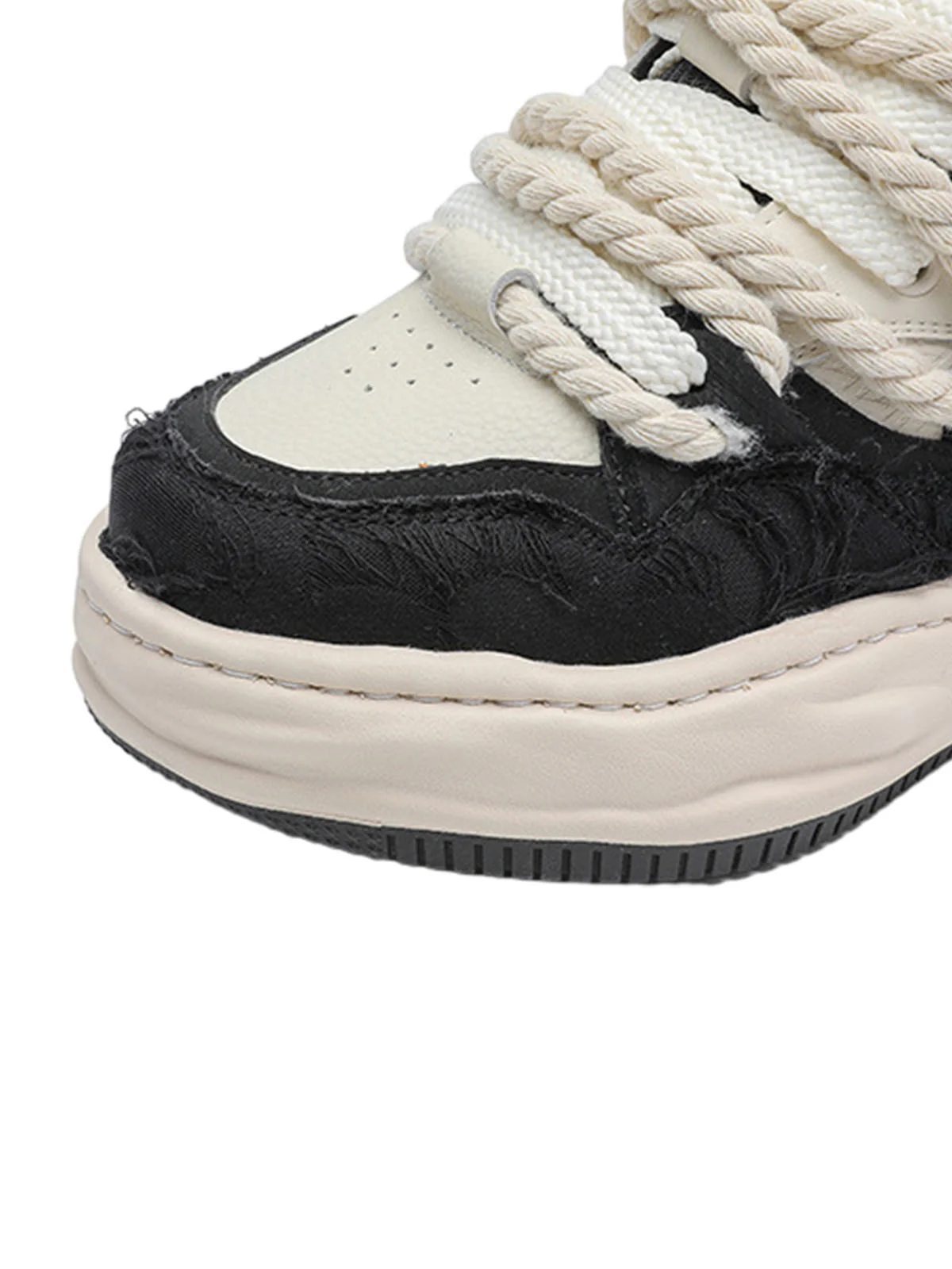 Rope Lace Platform Sneakers