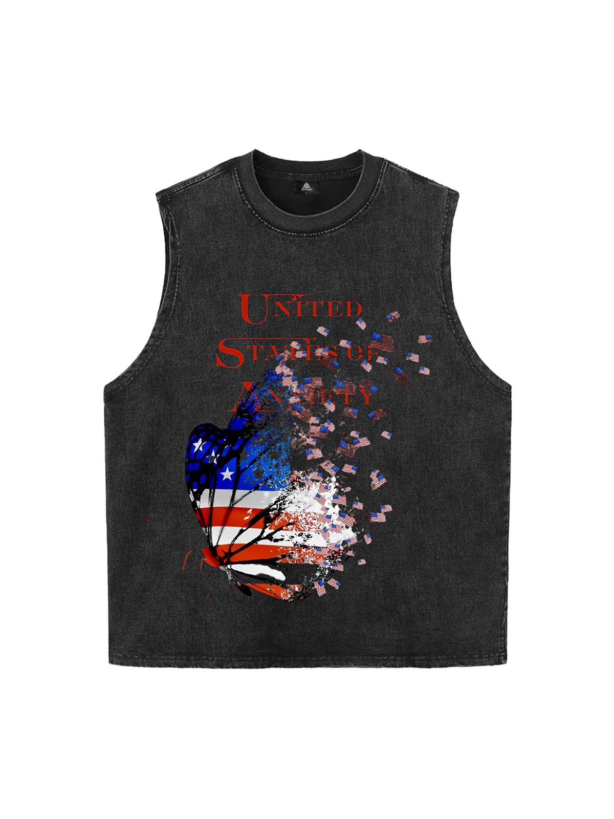 Orginal Broken Phantom Butterfly Independence Day Vest