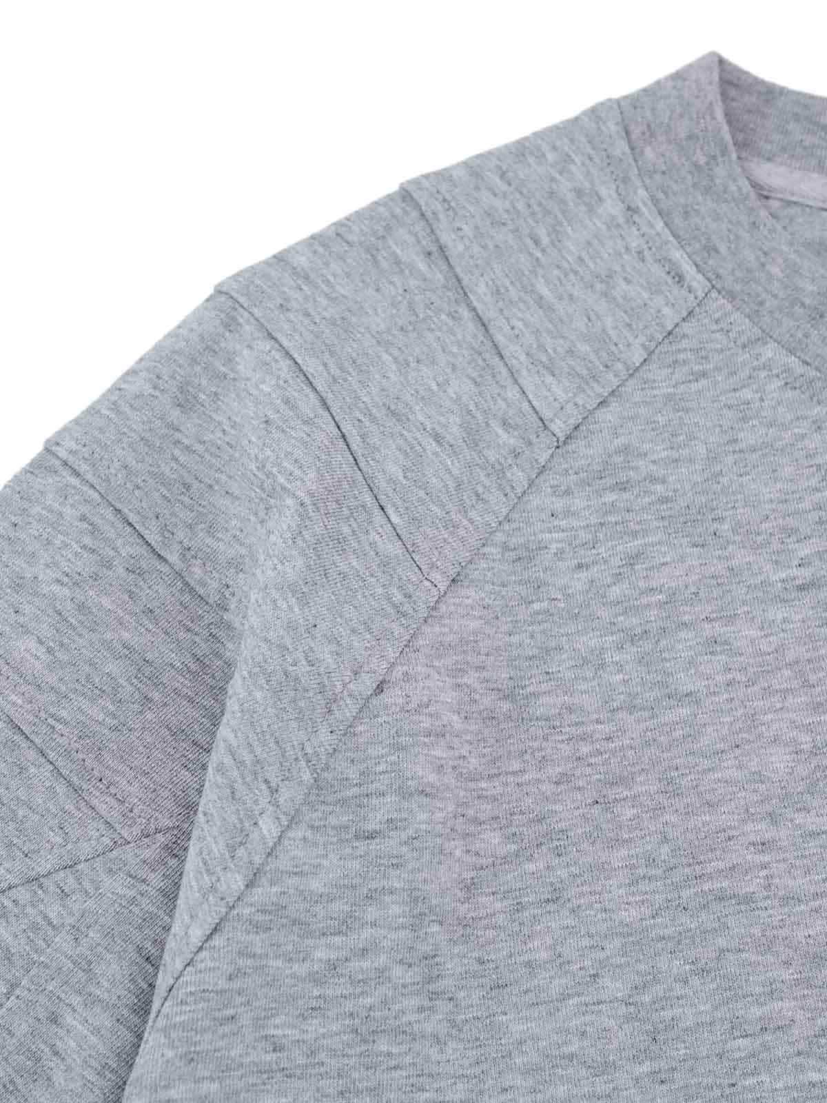 Retro Motorcycle Pleated Patch T-shirt