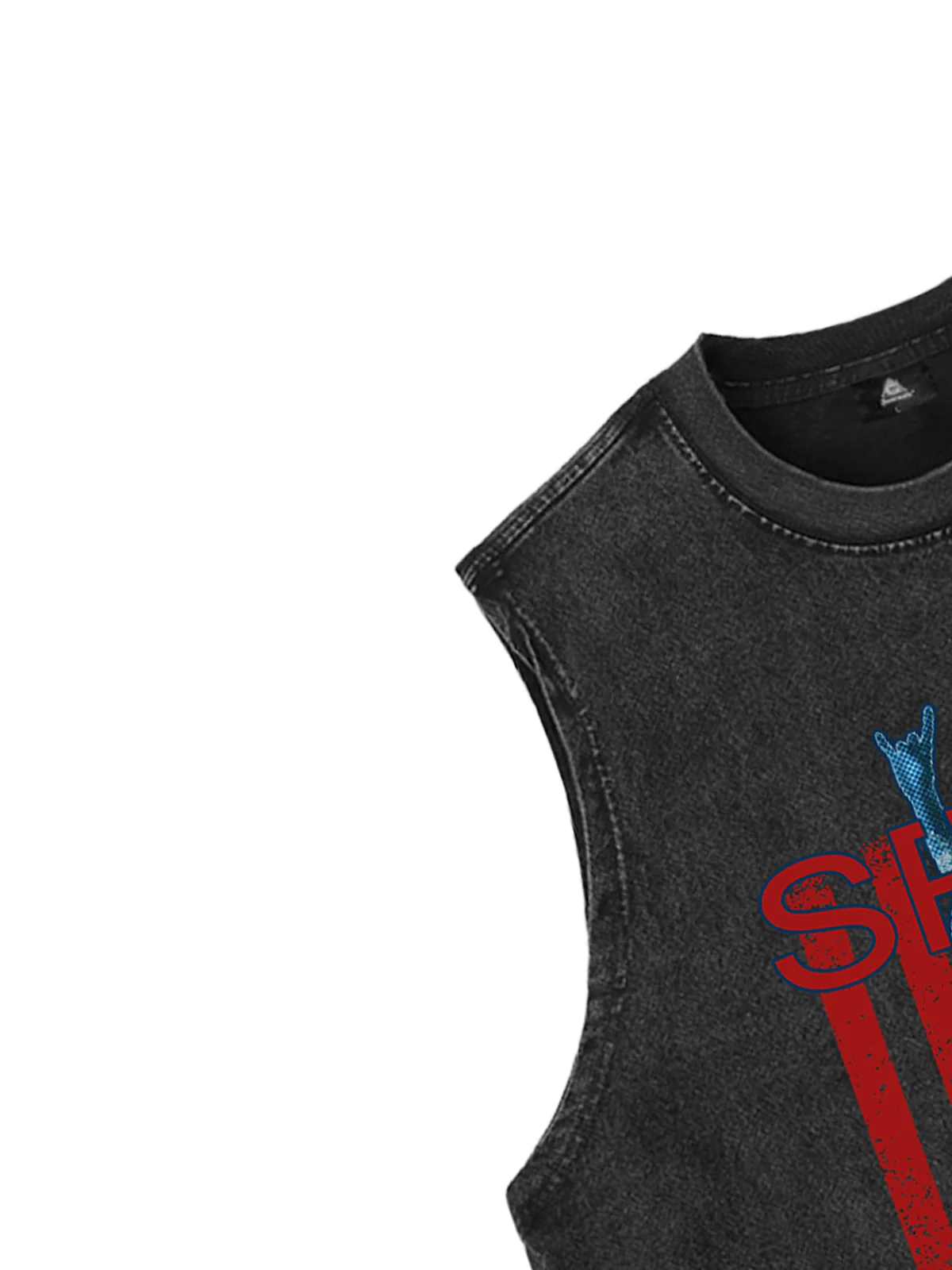Original Patriotic Rock Tank Top with Iconic Statue Design