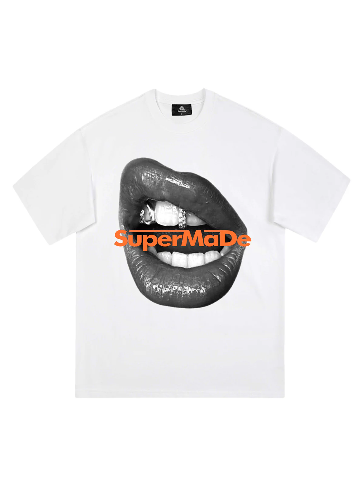 Lips Print Short Sleeve T-shirt