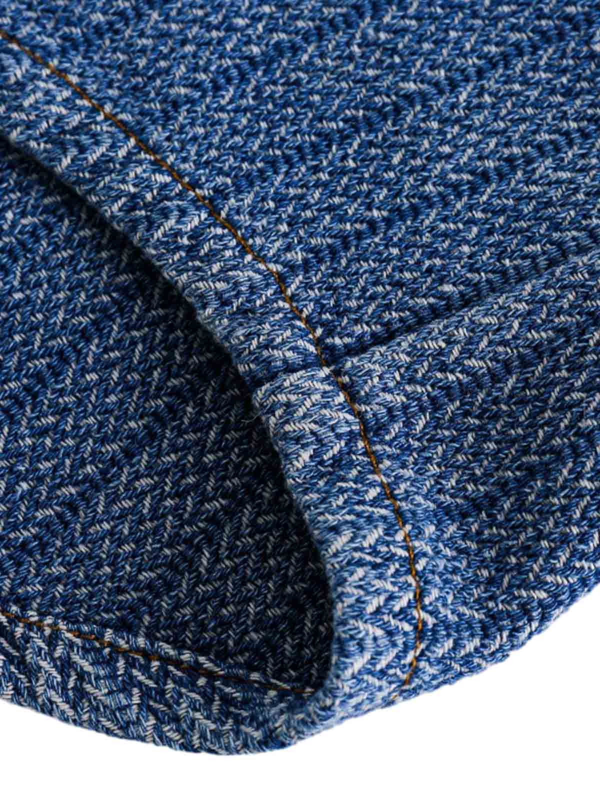 Thesupermade Gradient Denim Short-Sleeve Shirt