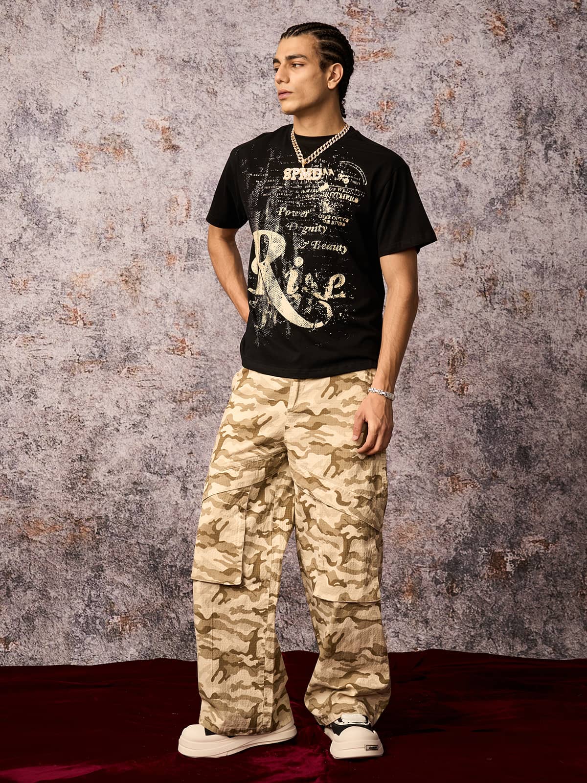 Camouflage Multi-Pocket Cargo Pants
