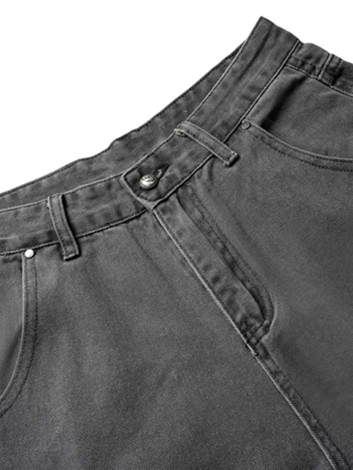 Deconstructed Detachable Split Cargo Jeans