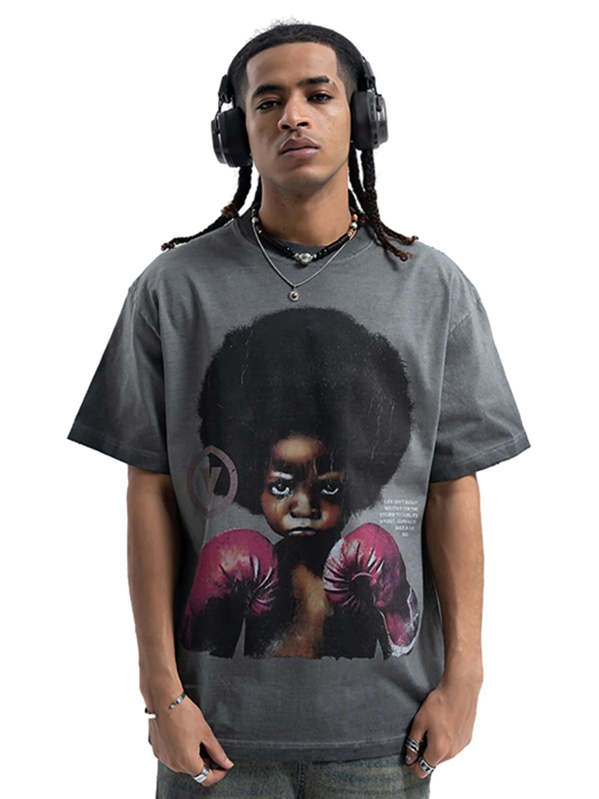 Boxing Boy Graphic T-Shirt