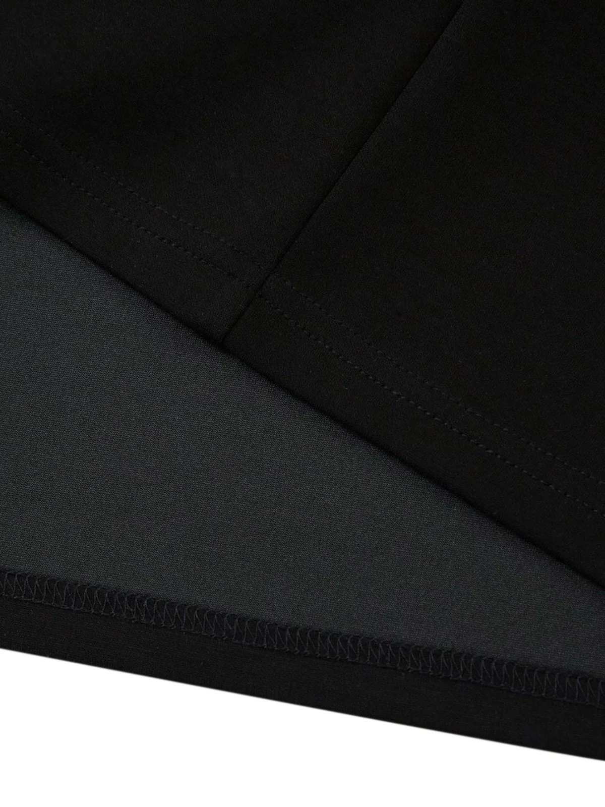 Retro Rivet Pleated Functional T-shirt