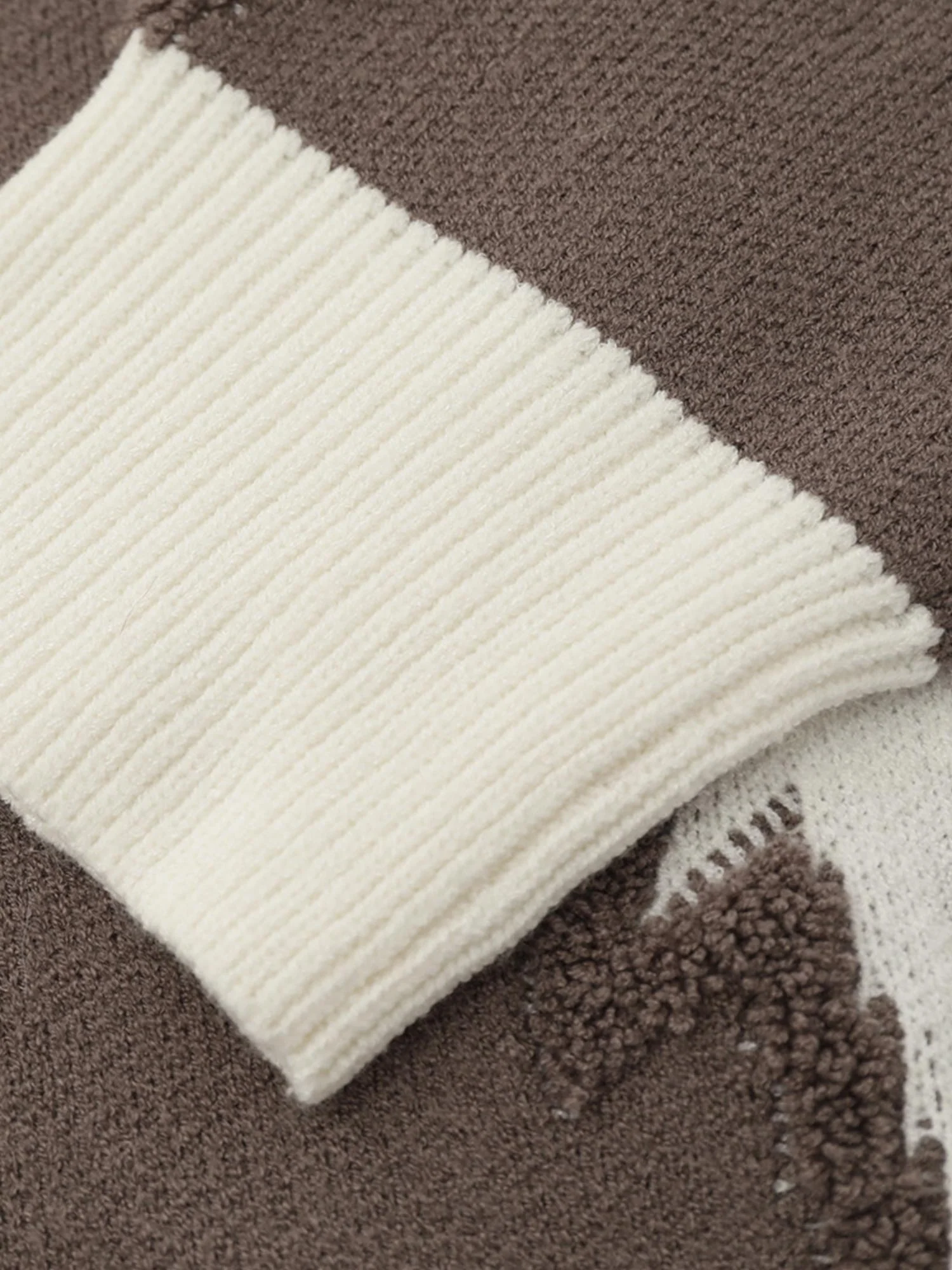 Thesupermade Star Jacquard Crew Neck Sweater