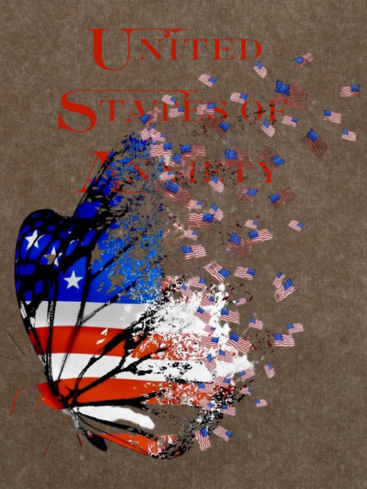 Orginal Street Broken Phantom Butterfly Independence Day T-shirt