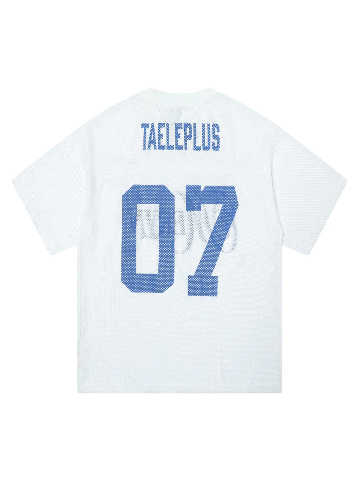 Jersey Mesh Blouse Hollow T-shirt