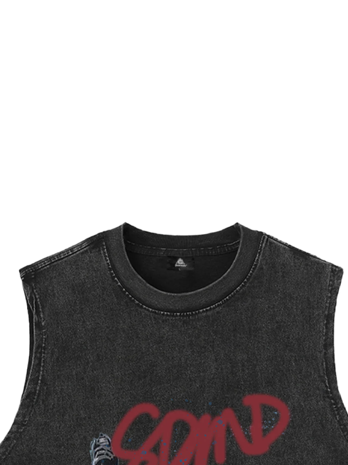 Orginal Funny Graffiti Statue Of Liberty Print Vest