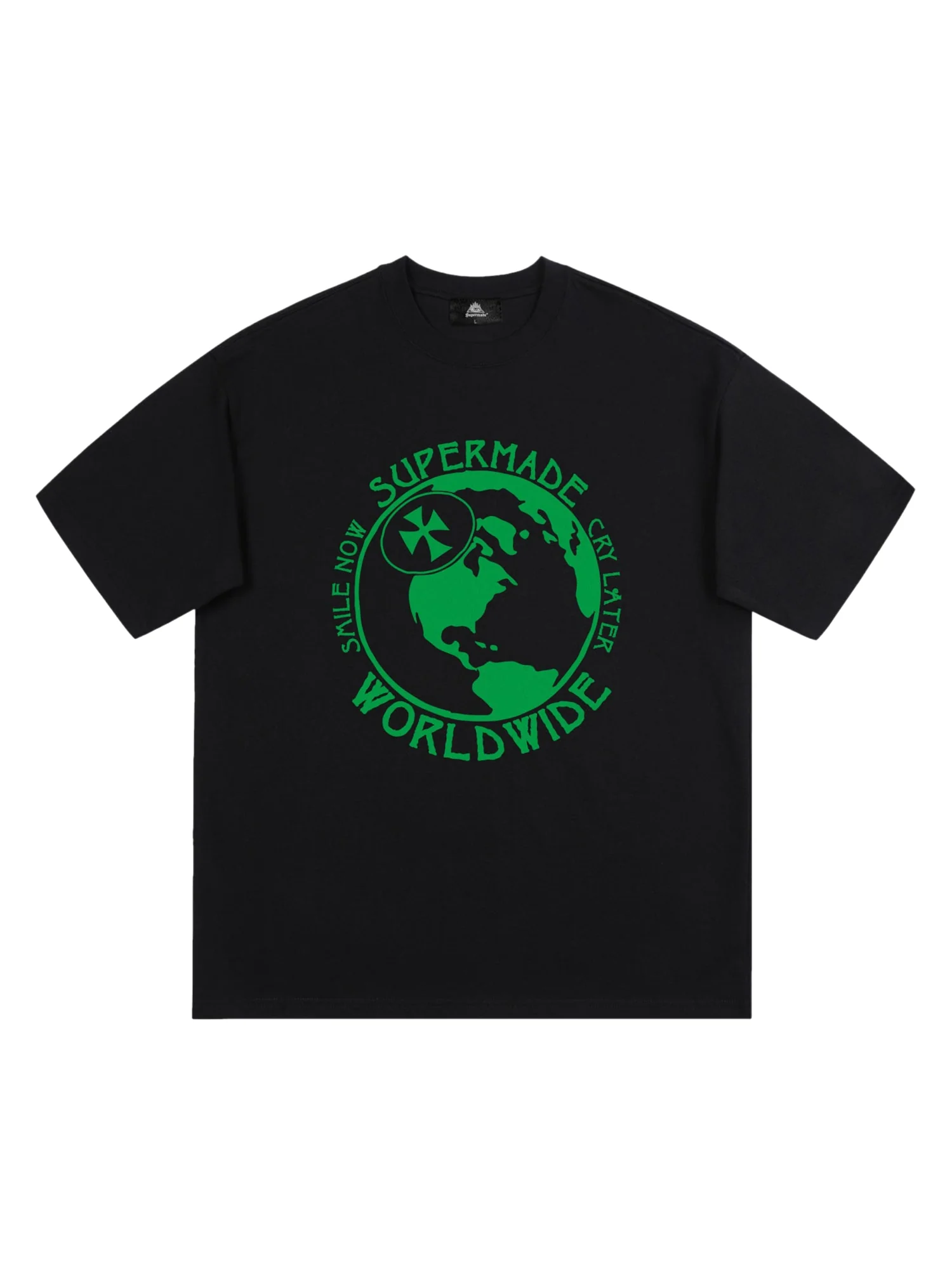 Thesupermade Globe Print T-shirt