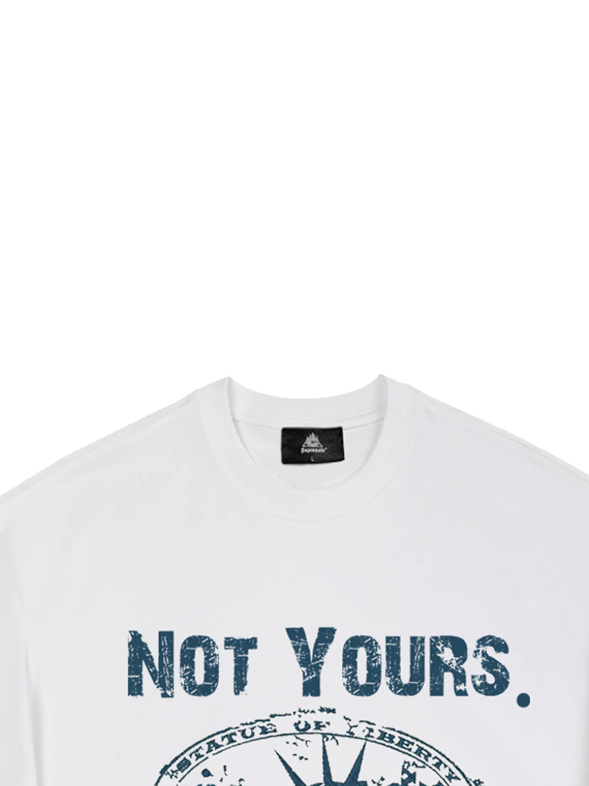 Original Statue Of Liberty Stamp Print T-shirt