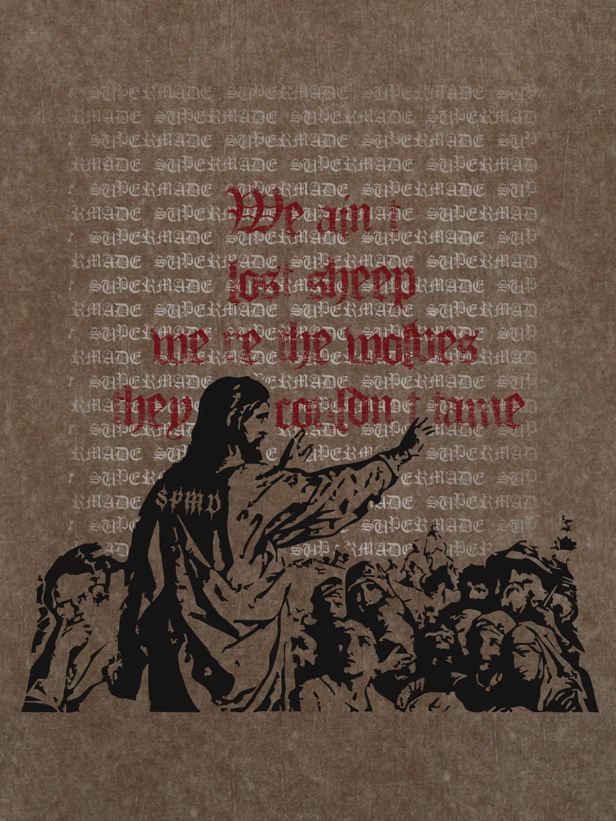 Bold Graphic Slogan T-Shirt