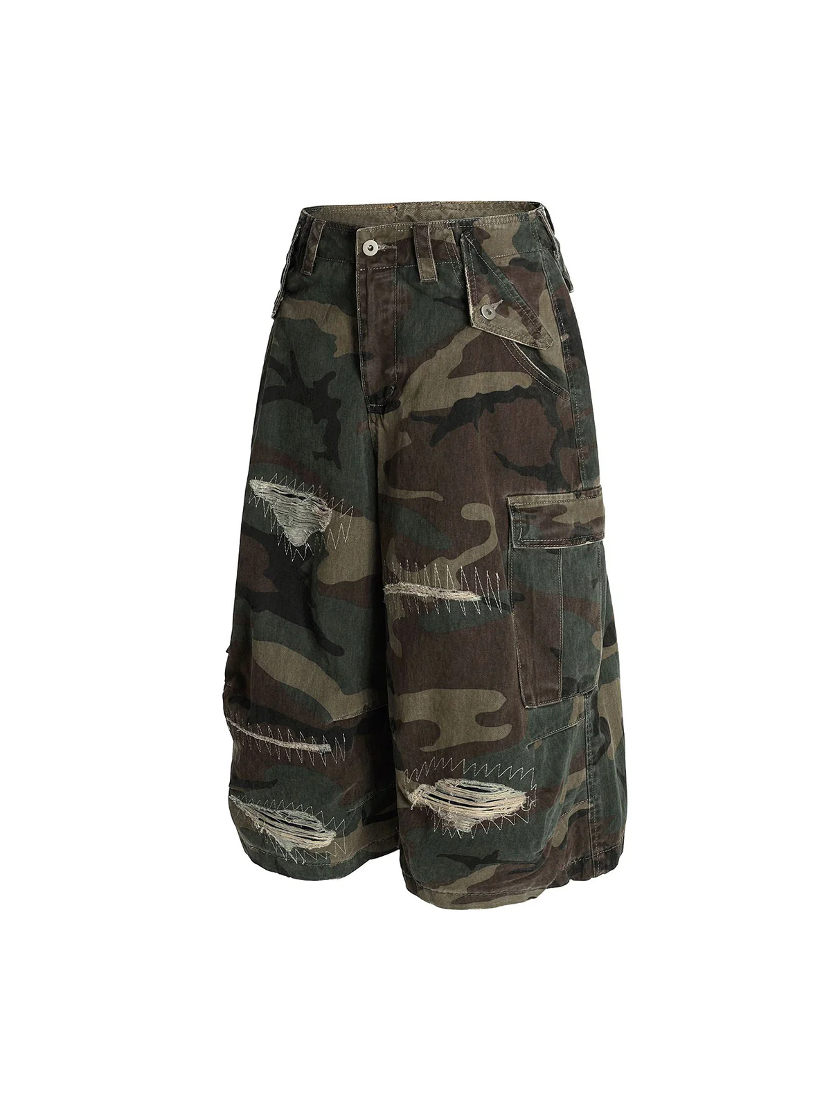 Street Camouflage Cargo Shorts