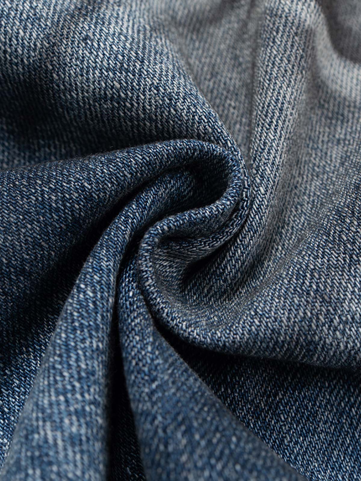 Tie-Dye Distressed Denim Shorts