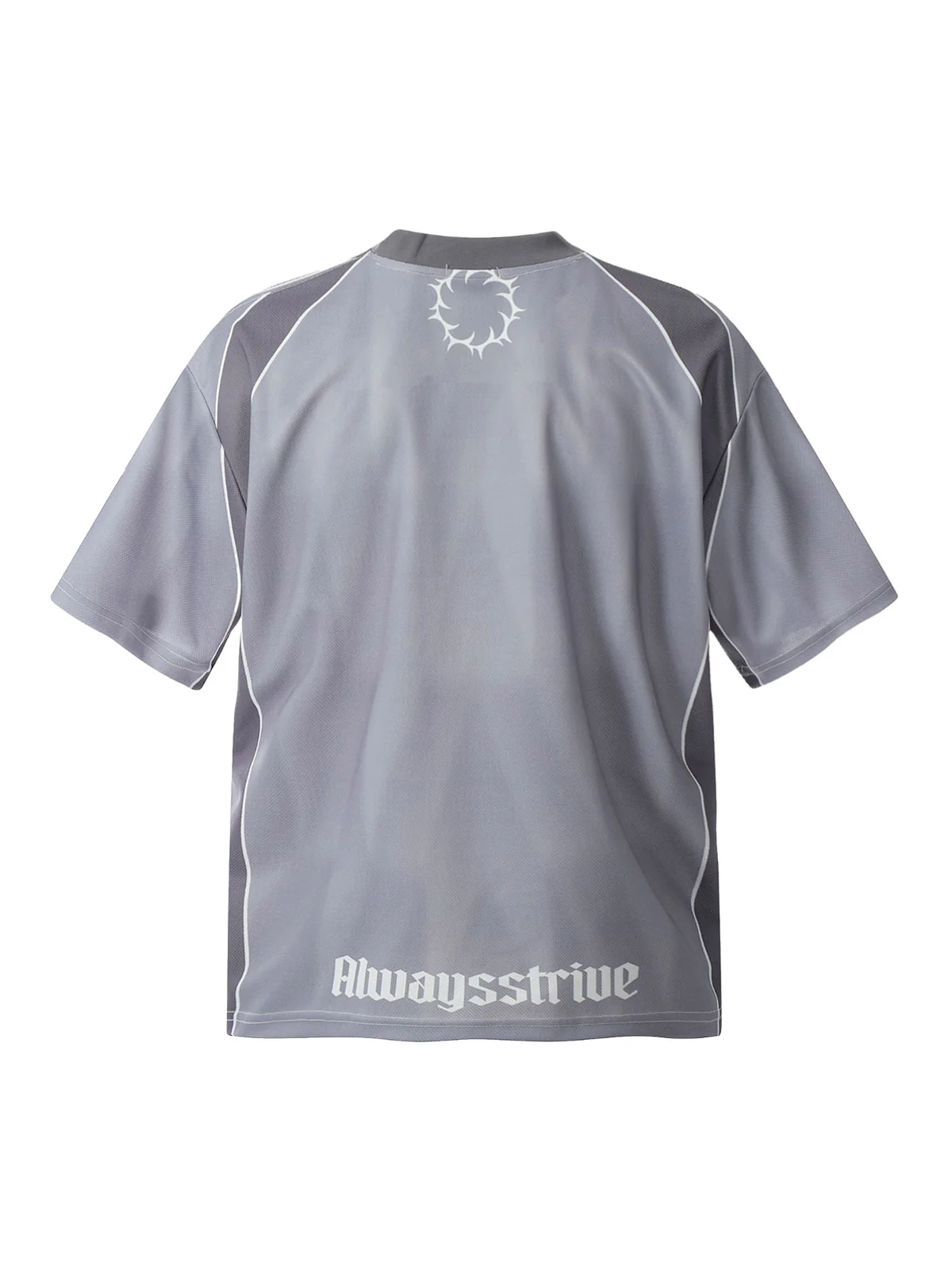 Sports Patchwork Jersey Letter Print T-shirt