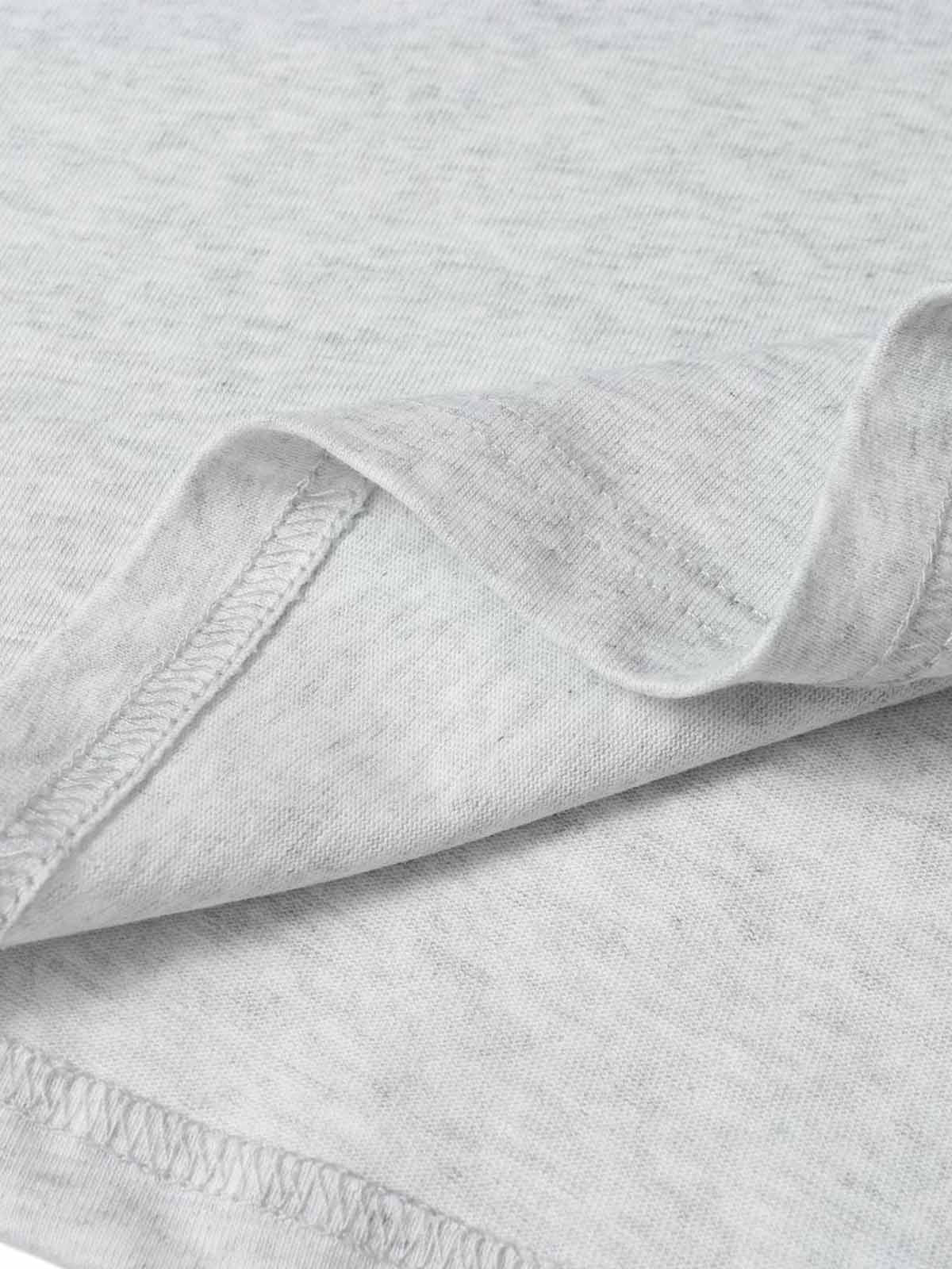 Plaid Scarf Crew Neck T-Shirt