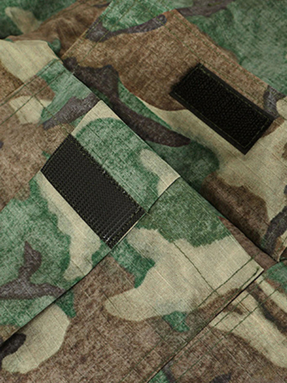 Camouflage Adjustable Belt Cargo Pants