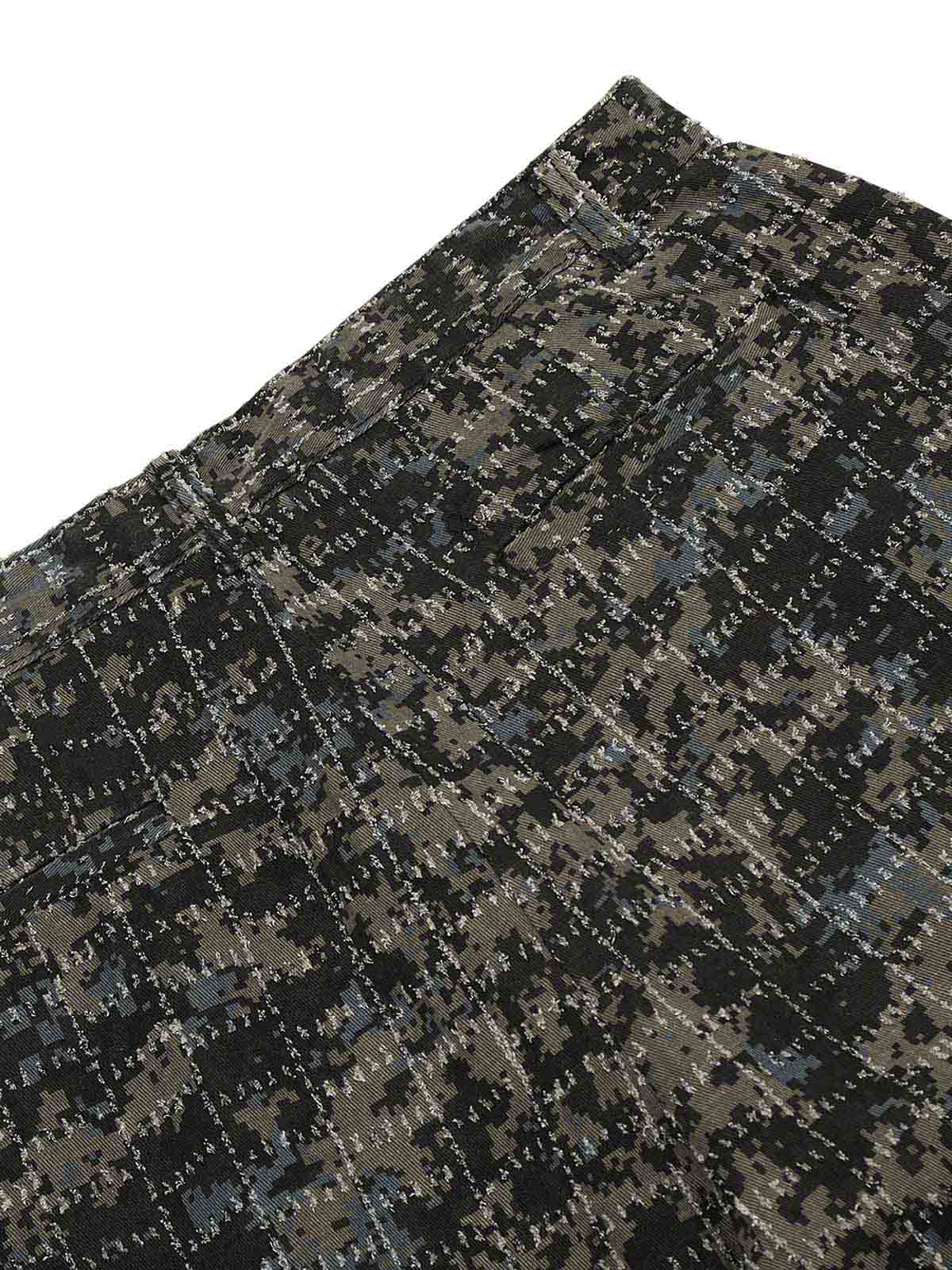 Thesupermade Ripped Camouflage Multi-Pocket Cargo Pants