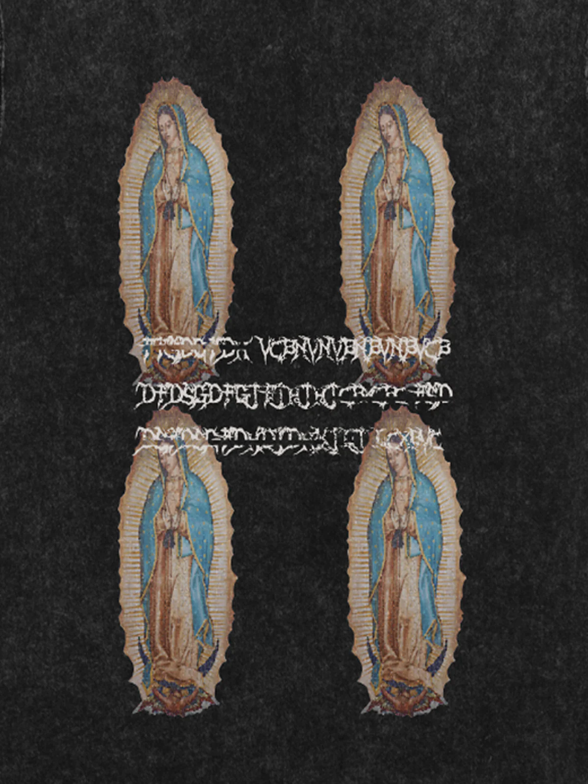Original Virgin Mary Print T-Shirt