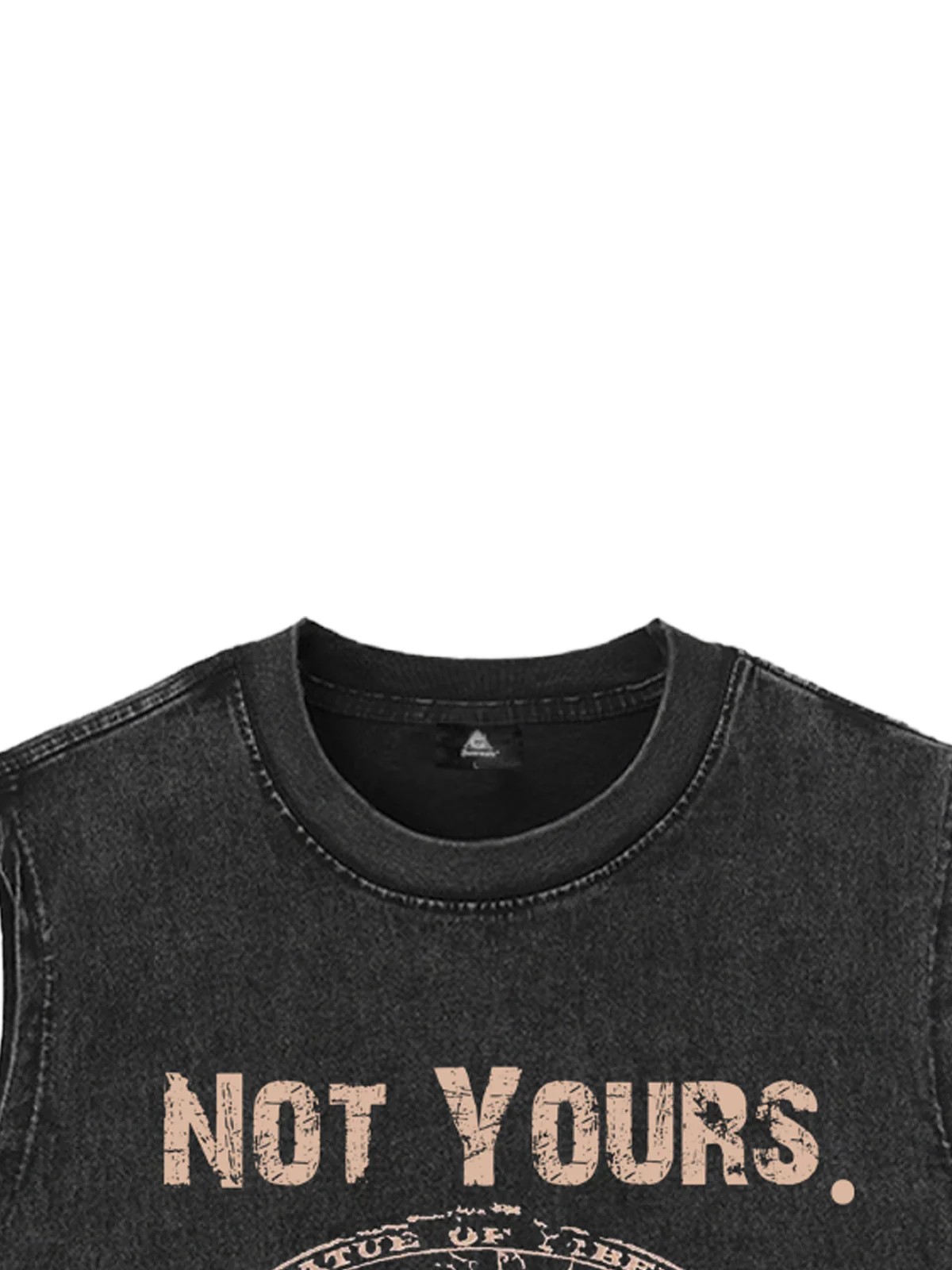 Original Printed Distressed Graphic Tank Top for Men