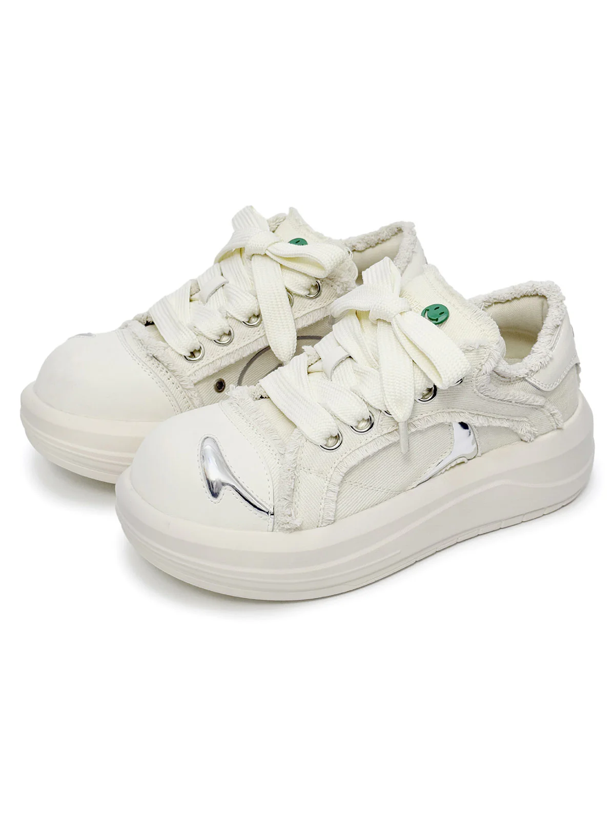 Street Deconstructed Split Whisker Sneakers