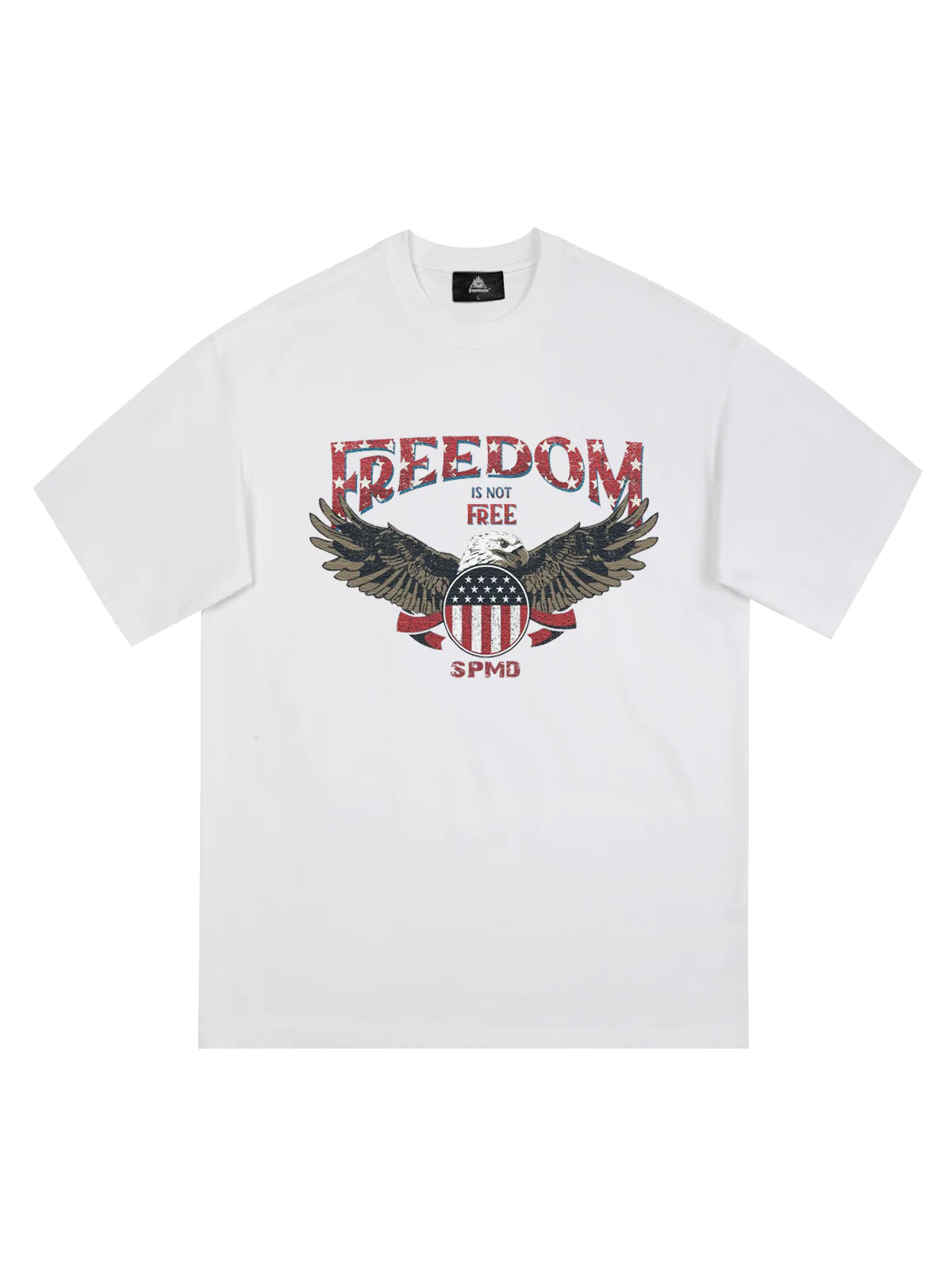 Original Freedom Eagle Print T-shirt