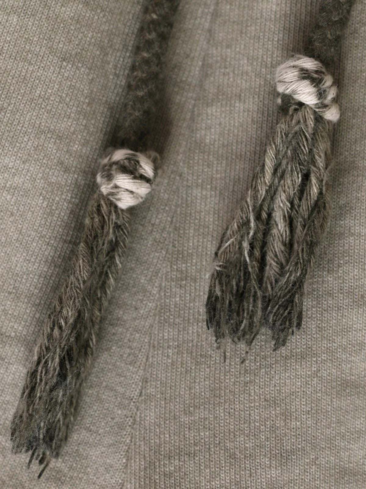 Distressed Washed Drawstring Shorts